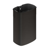 Pattumiera da cucina in metallo Garvee da 13 galloni e 50 litri con coperchio a chiusura ammortizzata e secchio interno per isola cucina, nera ed ergonomica