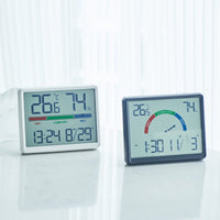 Sveglia digitale LCD Garvee con ampio display, ora e temperatura, design magnetico multifunzionale per la casa, orologio da parete e da tavolo, termometro