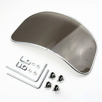 Parabrezza per moto Garvee, accessorio per deflettore anteriore in stile retrò per scooter e bici elettriche, nero