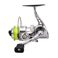 Garvee Carrete Giratorio Compacto De Pesca MN100 Metal 4.3:1 Relación De Engranajes Mango Reversible Antideslizante Para Carpa Lubina Trucha Agua Dulce Y Salada