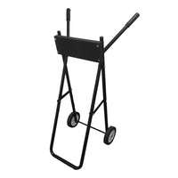 Carrello per motore fuoribordo Garvee, capacità 85 kg, supporto pieghevole per riparazione e trasporto imbarcazioni, altezza 99 cm, ferro, nero