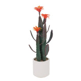 Garvee Finto Cactus Alto Realistico in EVA Verde, Decorazione Interni Casa Ufficio, Basso Manutenzione
