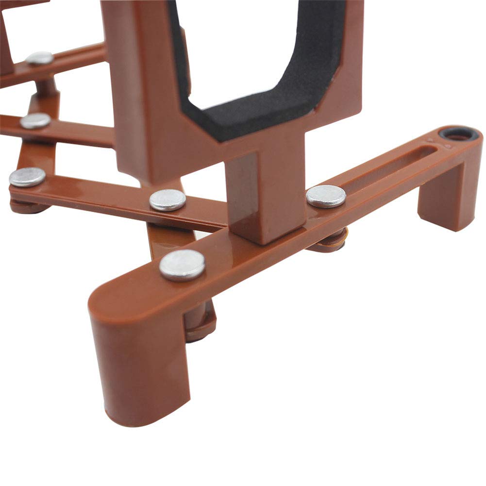 Supporto portatile pieghevole per strumenti musicali Garvee con supporto per archetto per violino, leggero, robusto, pieghevole per palco e viaggio