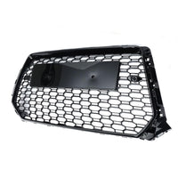 Garvee Griglia Anteriore a Nido d'Ape per A4L RS4 2017-2019, Telaio Resistente, Design Sportivo, ABS, Versione Europea, Nero