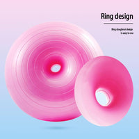 Garvee Palla Da Allenamento Donut Per Core E Stabilità, 50cm, PVC Durevole, Con Pompa, Yoga Pilates Ufficio Aula