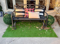 Garvee, palla di bosso artificiale da 16 pollici con 8 modalità di luce, a batteria, materiale PE per giardino e matrimoni, resistente ai raggi UV, telecomando, verde