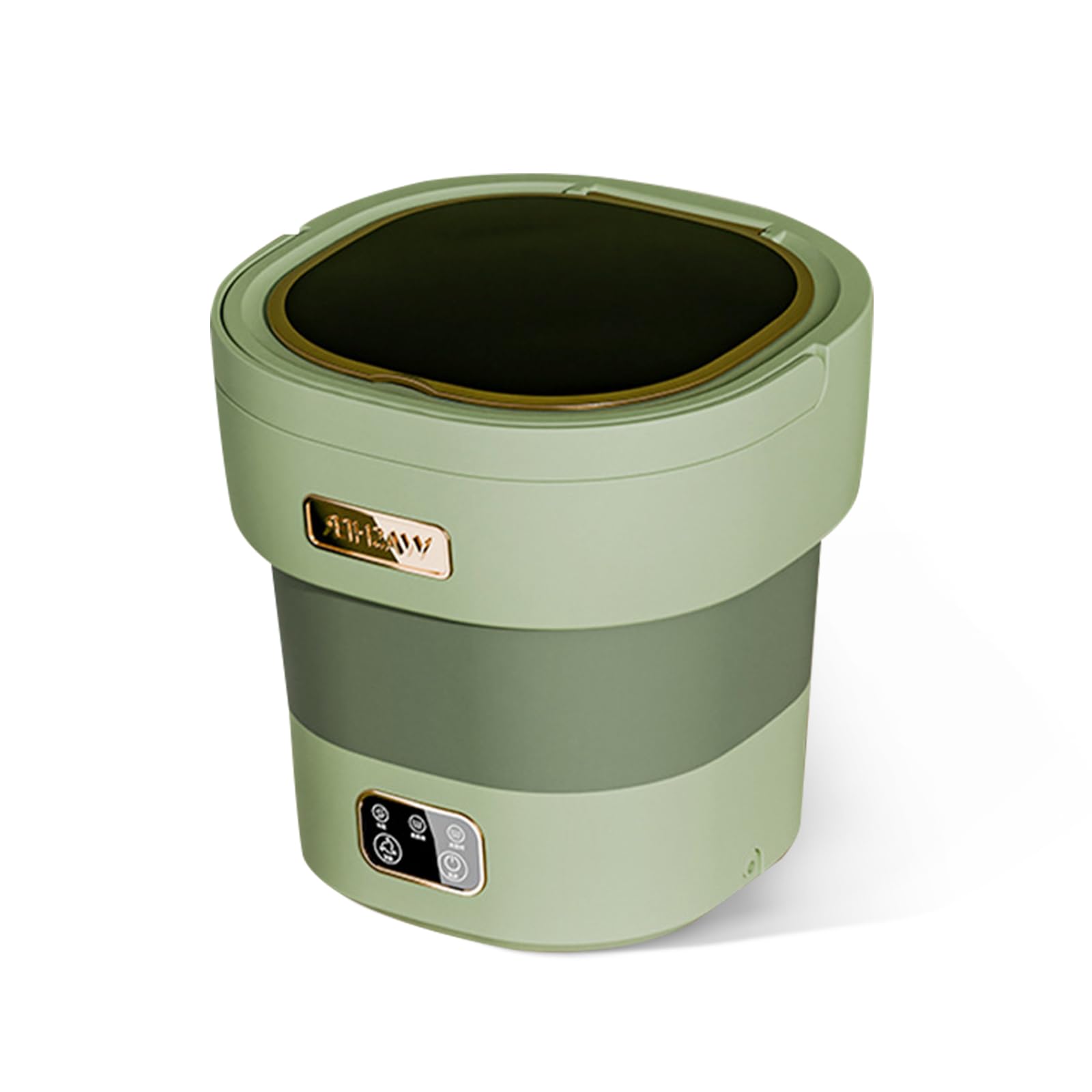 Garvee Mini Lavatrice, Lavatrice Portatile Pieghevole, 12L, per Casa, Appartamenti, Hotel, Bianca