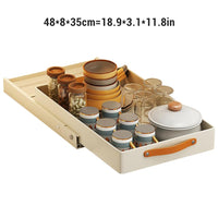 Cassetto estensibile Garvee in metallo resistente da 19 pollici per cucina e ufficio, montaggio silenzioso senza viti, versatile