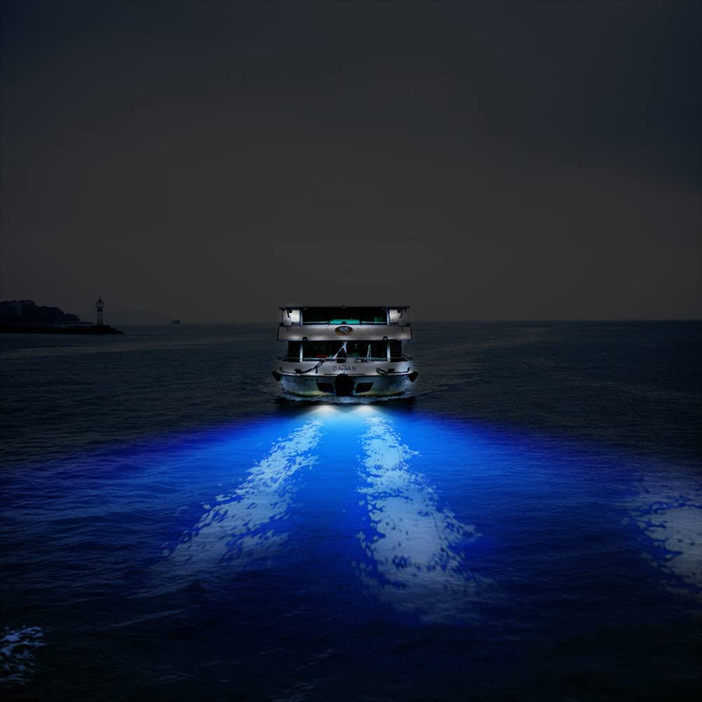 Garvee Luci Marine 27 LED Sottomarine per Barca, Acciaio Inox, Ideali per Pesca Notturna e Yachting, 2 Pezzi, Argento