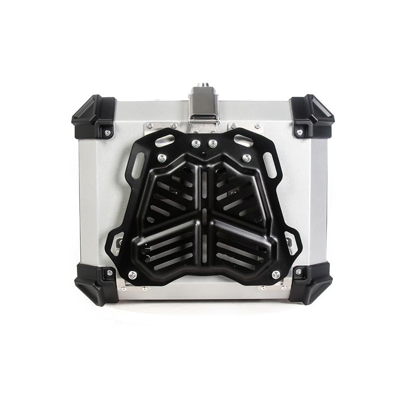 Garvee Valigia Moto 45L Borsa Posteriore Impermeabile Alluminio Touring Nero