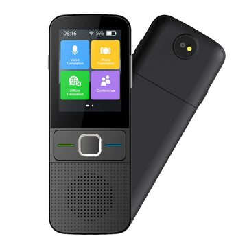 Dispositivo di traduzione intelligente Garvee T10, 137 lingue, traduzione di foto, Wi-Fi, offline, nero, portatile, viaggio, affari