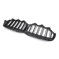 Griglia anteriore Garvee Auto con doppi montanti per X1 F48 F49 2020-2022, plastica ABS, nera, paraurti anteriore, resistente alle intemperie, raffreddamento migliorato