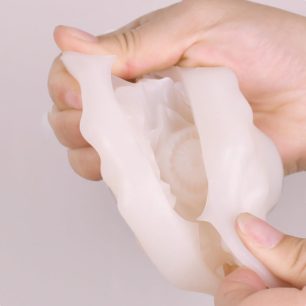 Stampo in silicone Garvee 3D Lotus per cupcake, cioccolato, flessibile, sicuro per alimenti, per candele, sapone, resina, cottura al forno, artigianato ZW-319