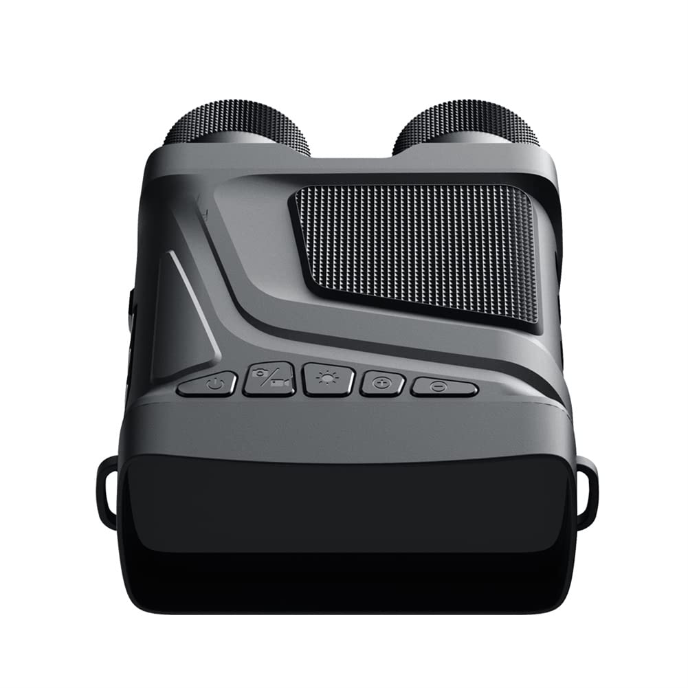Binocolo per visione notturna Garvee 1080P 5X Zoom ricaricabile con 7 livelli IR 850NM per osservazione notturna all'aperto Display da 3" Nero