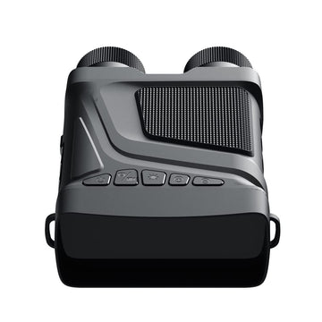 Binocolo per visione notturna Garvee 1080P 5X Zoom ricaricabile con 7 livelli IR 850NM per osservazione notturna all'aperto Display da 3" Nero