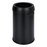 Garvee Bidone Della Spazzatura Aperto 17 Galloni in Acciaio Inox, Maniglie Laterali, per Casa e Ristorante, 39x39x70 cm, Argento