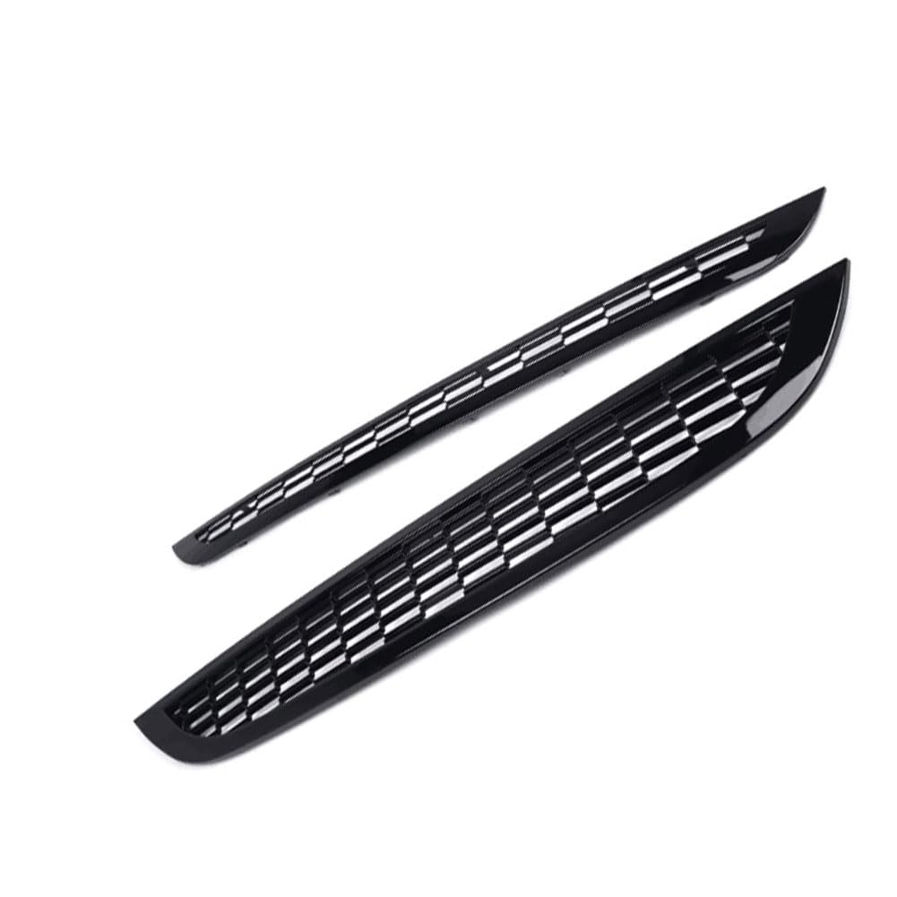 Griglia anteriore Garvee compatibile con Mini Cooper R50 R52 R53, struttura a nido d'ape in ABS, nero lucido, protezione durevole