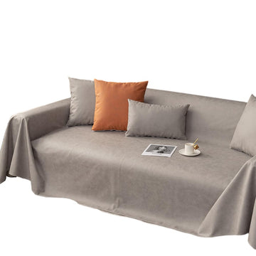 Copridivano Garvee 90x210cm Grigio Chiaro - Resistente e Antiscivolo - Impermeabile - Soggiorno - Stile Moderno