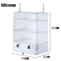 Garvee Organizer pensile, Mensola pensile, Organizer per armadio, Medio/Grande, 2 colori