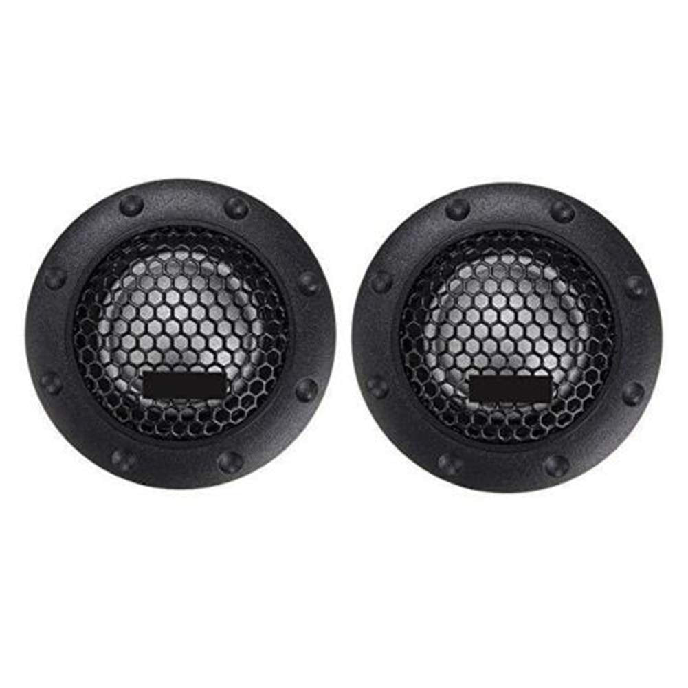 Garvee Tweeter Auto 180W 4Ohm Silk Dome, Doppio Montaggio, Regolabile, Upgrade Audio Veicoli, Nero