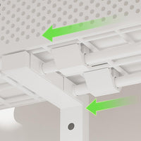 Organizzatore sottolavello Garvee, set da 2, metallo, cassetto scorrevole a 2 livelli, altezza regolabile, cucina, bagno, dispensa