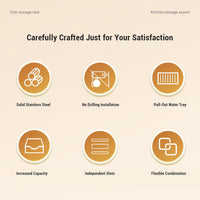 Cassetto estensibile Garvee in metallo resistente da 19 pollici per cucina e ufficio, montaggio silenzioso senza viti, versatile