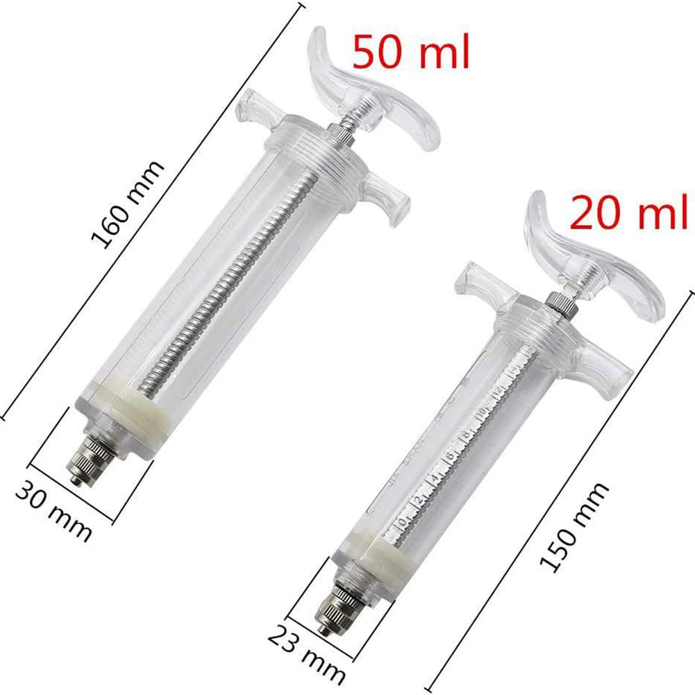 Garvee Set Alimentazione Uccelli 20ml con Tubicini Curvi e Cucchiai in Acciaio Inox per Pappagalli e Pulcini, Misurazione Precisa, Materiali Resistenti