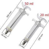 Garvee Set Alimentazione Uccelli 20ml con Tubicini Curvi e Cucchiai in Acciaio Inox per Pappagalli e Pulcini, Misurazione Precisa, Materiali Resistenti