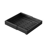 Organizzatore per armadio estensibile Garvee, cassetto resistente regolabile da 17 a 27 pollici in acciaio al carbonio per cucina e bagno - 