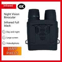 Occhiali per la visione notturna Garvee con risoluzione 4K da 36 MP, doppio uso per caccia, campeggio, viaggi, neri