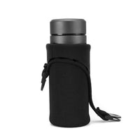 Garvee Borsa Termica Neoprene per Bottiglie 500ml - Antiscivolo, Impermeabile, Isolante Caldo/Freddo - Manico con Clip Nero Outdoor Fitness