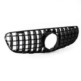 Garvee Griglia Protezione Radiatore Mercedes GLC X253 2015-2019, ABS Nero Brillante, Look Sportivo, Montaggio Rapido