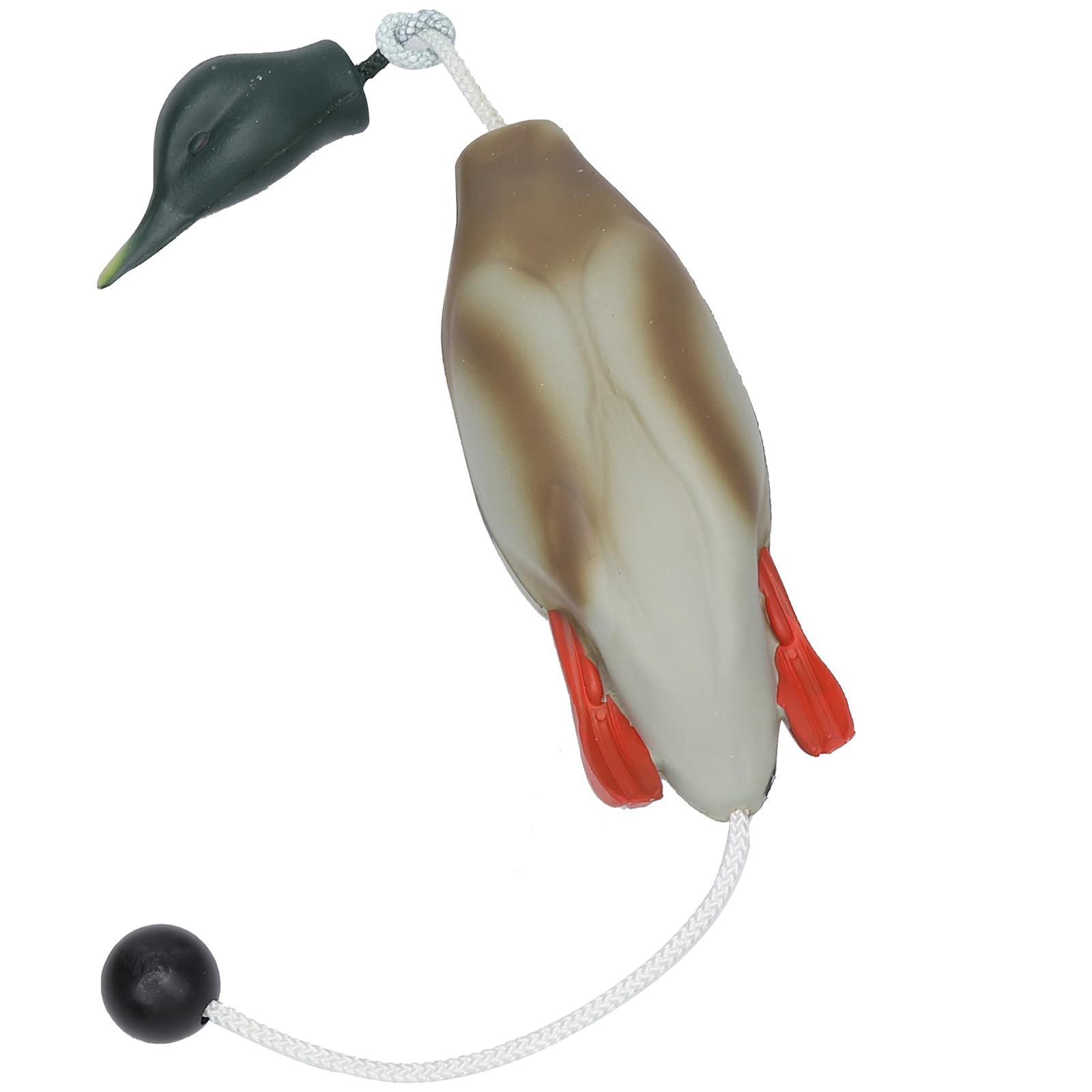 Giocattolo per l'addestramento del cane Garvee, finta anatra realistica, robusto e morbido, in materiale per cuccioli e cani da caccia, per l'addestramento all'aperto