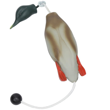 Giocattolo per l'addestramento del cane Garvee, finta anatra realistica, robusto e morbido, in materiale per cuccioli e cani da caccia, per l'addestramento all'aperto