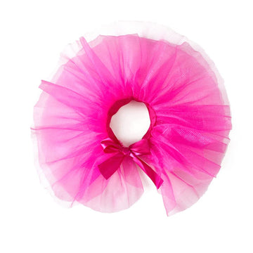 Garvee Gonna Tutu per Animali Fucsia Sottile in Mesh Morbido per Cani e Gatti, Festa e Quotidiano, Taglie Multiple