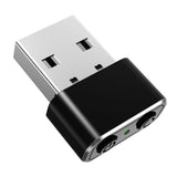 Garvee agitatore automatico per mouse, per computer portatile, discreto, multifunzionale, nero