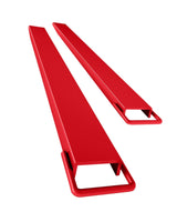 Garvee Estensioni Per Forche Di Carrello Elevatore In Acciaio Q345B, Capacità 2083 kg, 152,4 cm, Installazione Senza Attrezzi, Sicurezza Avanzata, Uso Industriale - Red