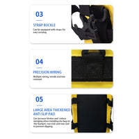 Borsa per moto Garvee con barra protettiva, impermeabile IPX6, 8L, gialla, per telai di moto e uso fuoristrada