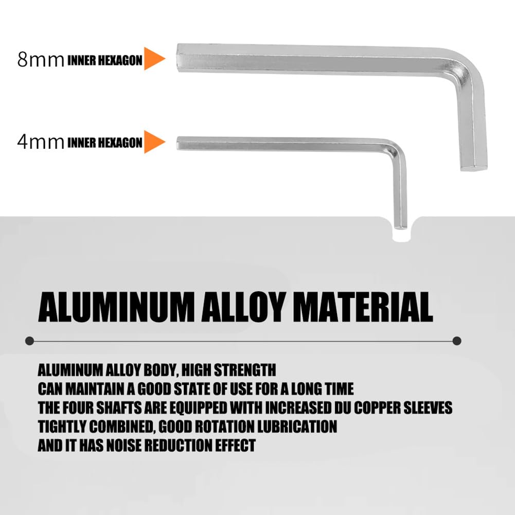 Attacco manubrio per bicicletta Garvee, inclinazione regolabile di 7°, altezza 45 mm, alluminio nero, MTB BMX 90 mm