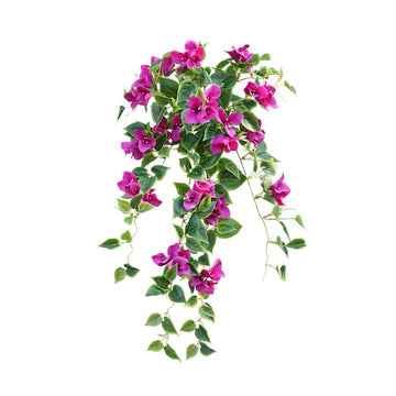 Garvee Fiori Artificiali Sospesi Piante Viola 65,5 cm per Recinzione da Muro Patio Ufficio Giardino Decorazione per Feste di Nozze