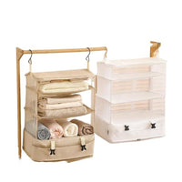 Garvee Organizer pensile, Mensola pensile, Organizer per armadio, Medio/Grande, 2 colori