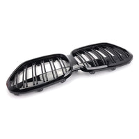 Griglia anteriore Garvee Auto con doppi montanti per X1 F48 F49 2020-2022, plastica ABS, nera, paraurti anteriore, resistente alle intemperie, raffreddamento migliorato