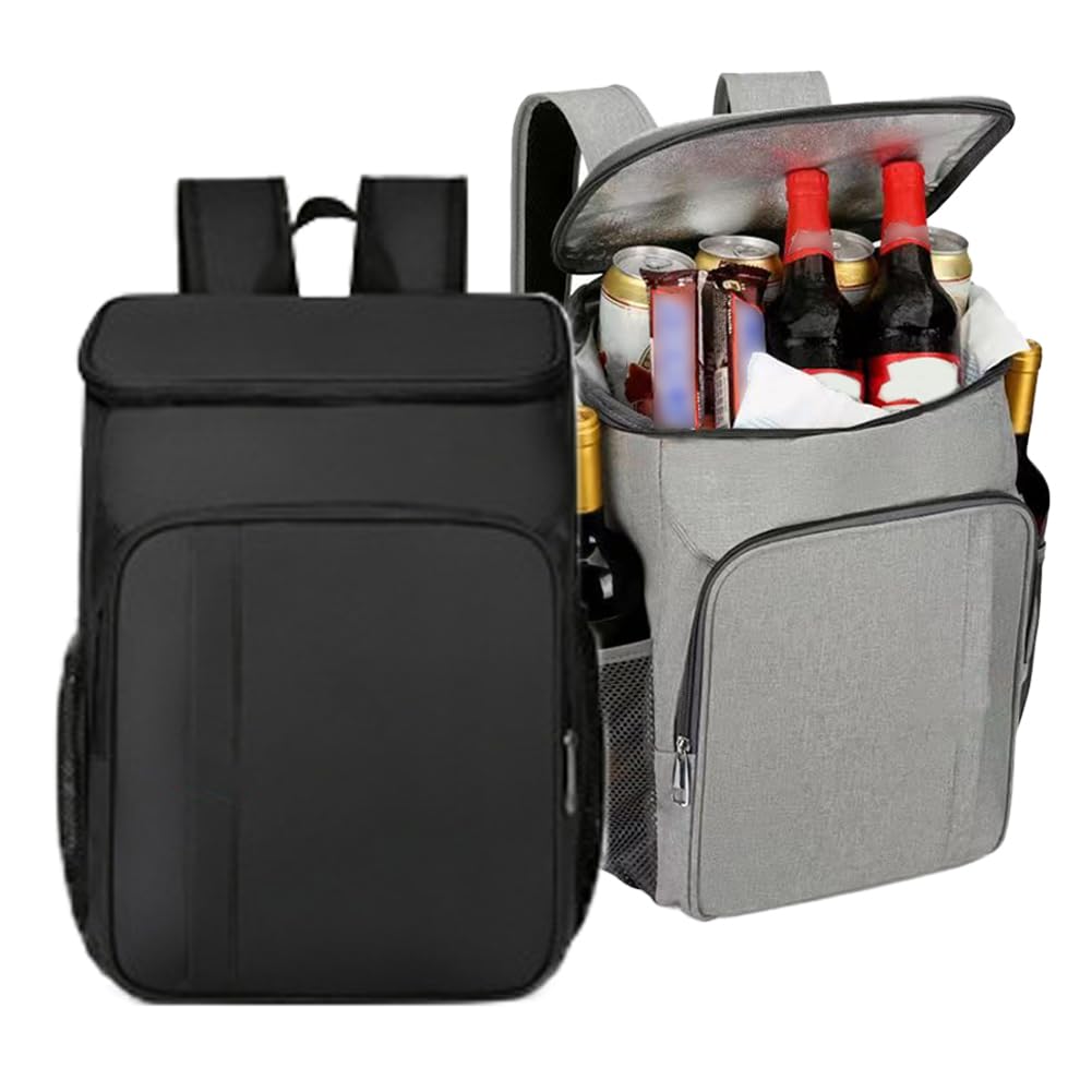 Garvee Zaino Termico 33L 36 Lattine, Leggero 570g, Oxford Impermeabile, Ideale Picnic e Campeggio, Isolante 8h, Tasche Multiple