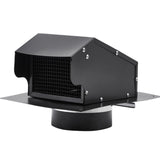 Garvee Cappuccio Camino Rotondo 15,24 cm Acciaio Inox - Protezione Pioggia, Ventilazione Ottimale, Facile Installazione - Tetto e Stufa
