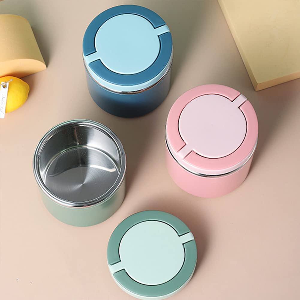 Contenitore per alimenti isolato Garvee da 630 ml, in acciaio inox, con manico, a doppia parete, a prova di perdite, senza BPA, verde, per lavoro e viaggio