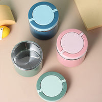 Contenitore per alimenti isolato Garvee da 630 ml, in acciaio inox, con manico, a doppia parete, a prova di perdite, senza BPA, verde, per lavoro e viaggio