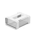 Organizzatore per cassetti estensibile Garvee per mobili da cucina, cassetti, bianco, piccolo, versatile - Bianco