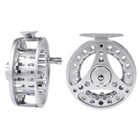 Mulinello Garvee Fly Reel 2+1BB CNC Alluminio Argento - Fluido e Preciso per Trota, Luccio, Carpa | Regalo Perfetto Festa del Papà