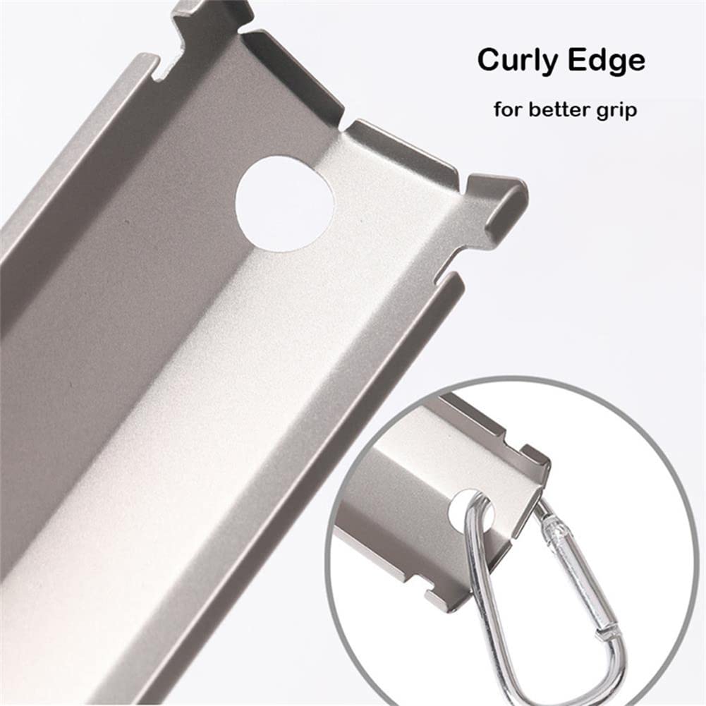 Pala in Titanio Garvee Pieghevole Ultraleggera per Festa del Papà - Campeggio, Spiaggia, Giardino con Borsa Trasporto