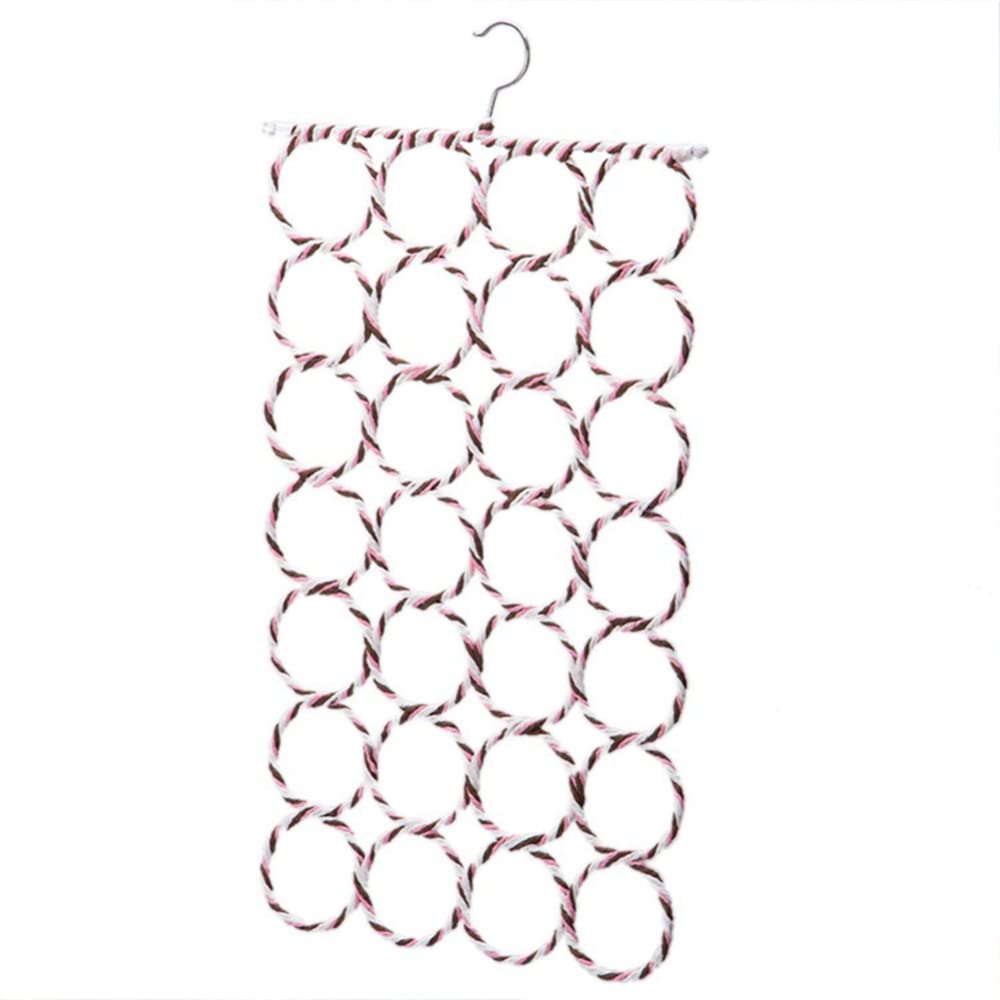 Garvee Percha Plegable Para Bufandas 28 Agujeros Giratorio 360 Grados Multifuncional Plastico Para Hogar